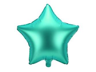 Balon foliowy gwiazdka 48cm zielony