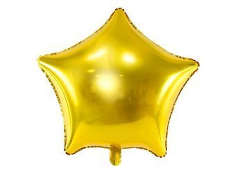 Balon foliowy gwiazdka 70cm złoty