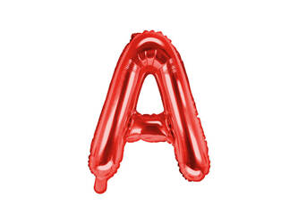 Balon foliowy litera A czerwony 35cm 169180