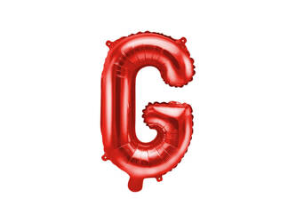 Balon foliowy litera G czerwony 35cm 169425