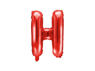 Balon foliowy litera H czerwony 35cm 169463