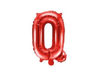Balon foliowy litera Q czerwony 35cm 169821