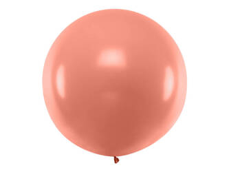 Balon okrągły 1m Metallic Rose Gold 795396