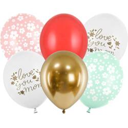 Balony 30cm Love you mom A'6 003576