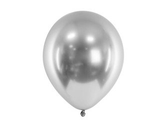 Balony glossy 30cm, srebrny (1 op. / 50 szt.)