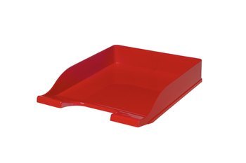 Bantex colors a4 szuflada na biurko plastikowa czerwona
