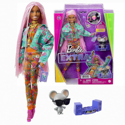 Barbie GXF09 Extra Moda różowe włosy 955002