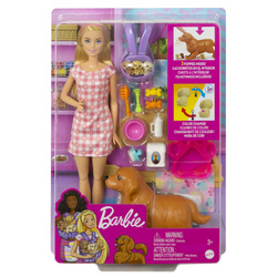 Barbie HCK75 Narodziny piesków zestaw z lalką 012442