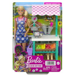 Barbie HCN22 Targ farmerski Zestaw + lalka 015542