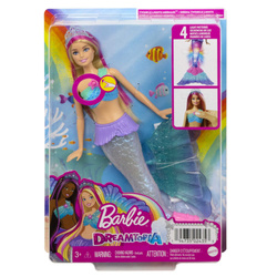 Barbie HDJ36 Malibu Syrenka migoczące światełka 024353