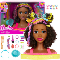Barbie HMD79 Głowa do stylizacji Neonowa kręcone włosy 125166