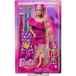 Barbie JDC85 Zabawa z włosami Lalka + akcesoria róż 281183