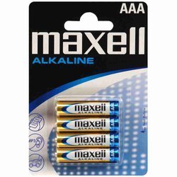 Bateria maxell lr03 aaa alkaline 164010 /4/48/