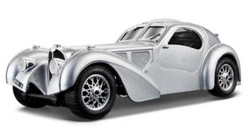Bburago 1:24 Bugatti Atlantic 1936 Silver 220922