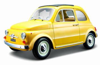 Bburago 1:24 Fiat 500 F 1965 Yellow 220984