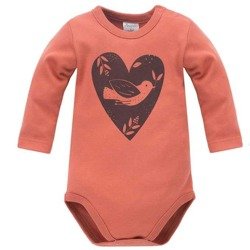 Body długi rękaw little bird 74 czerwony Pinokio