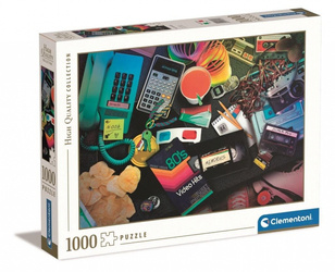 Clementoni Puzzle 1000 HQ 80s Nostalgia 396498