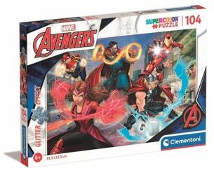 Clementoni Puzzle 104 Glitter The Avengers 203475