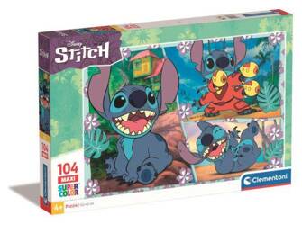 Clementoni Puzzle 104 Maxi Disney Stitch 237760