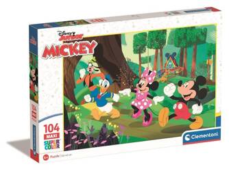 Clementoni Puzzle 104 Maxi Super Kolor Mickey&Friends 237722