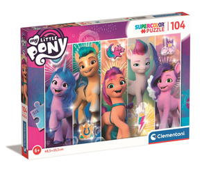 Clementoni Puzzle 104 Super Kolor My Little Pony 257324