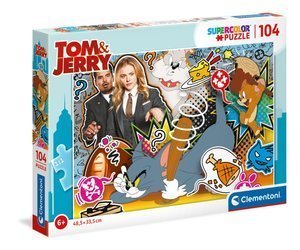 Clementoni Puzzle 104 Super Kolor Tom & Jerry