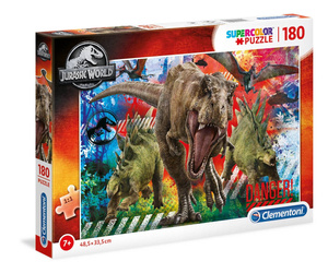 Clementoni Puzzle 180 Superkolor Jurassic World