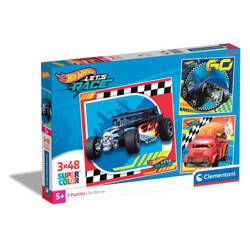 Clementoni Puzzle 3x48 Super Hot Wheels 253135