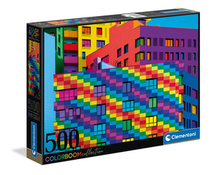 Clementoni Puzzle 500 Color Boom Squares 350940