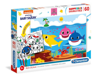 Clementoni Puzzle 60 Happy Color Baby Shark