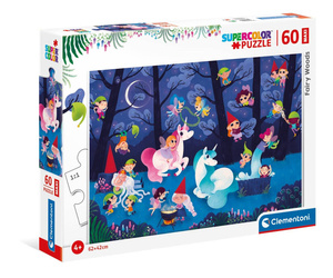 Clementoni Puzzle 60 Maxi Super Kolor Fairy Woods