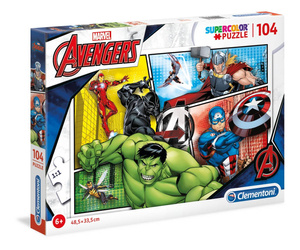 Clementoni puzzle 104 elementy marvel the avengers