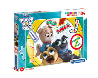Clementoni puzzle 104 elementy puppy dog pals