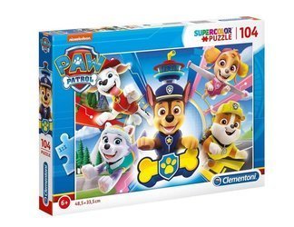 Clementoni puzzle 104 psi patrol super kolor