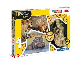 Clementoni puzzle 104 wildlife adventurer