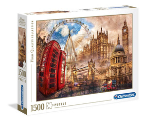 Clementoni puzzle 1500 elementów vintage london