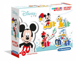 Clementoni puzzle 3,6,9,12 moje pierwsze puzzle disney baby 208197