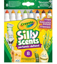 Crayola zapachowe smrodki cienko-grubo flamastry 8szt