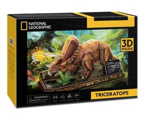 CubicFun Puzzle 3D Triceratops National Geograhpic 210526