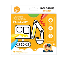 Czuczu: dłuuugie rysowanki - koloruję - pojazdy 2+ 501065