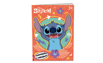 Disney Stitch Kolorowanka Z Naklejkami 341312