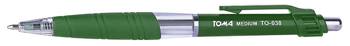 Długopis Toma automatyczny Medium TO-038 1mm zielony