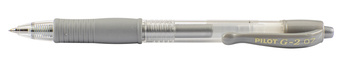 Długopis żelowy Pilot G-2 metallic srebrny