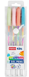 Długopisy żelowe 4szt multicolor Easy Kids 299370