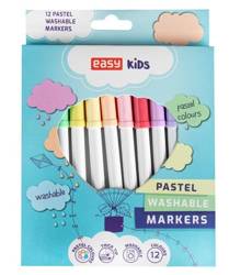 Easy Kids Pisaki 12kol pastel washable 