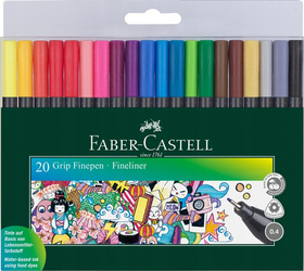 Faber-Castell Cienkopis Grip 20kol w etui 516200