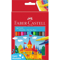 Faber-Castell Flamastry Zamek 24kol opak.kartonowe 542021