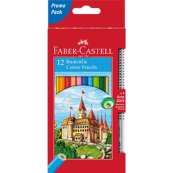 Faber-Castell Kredki 12kol + ołówek Grip 312346