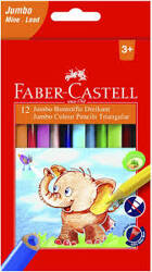Faber-Castell Kredki Jumbo trójkątne 12kol Grip grafit 312360