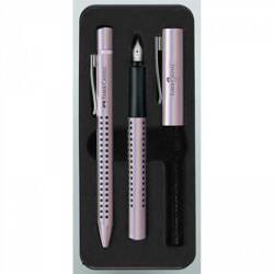 Faber-Castell Pióro wieczne + długopis glam pearl opak.metalowe 015337